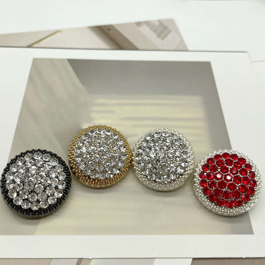 Button Hole Cutter - Luxcy Metal Rhinestone Button 10PCS/Lot Fur