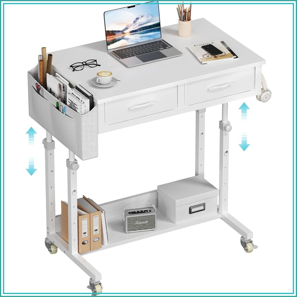 Sewing Roll - Small Rolling Desk with Drawers &