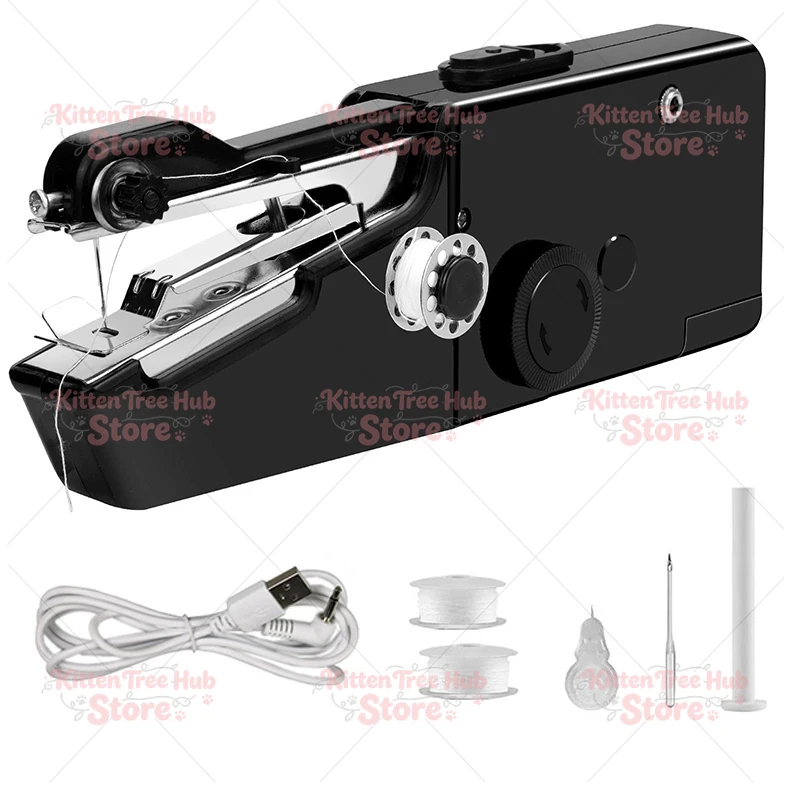 Sewing Technology - Handheld Sewing Machine Kit, Cordless Mini