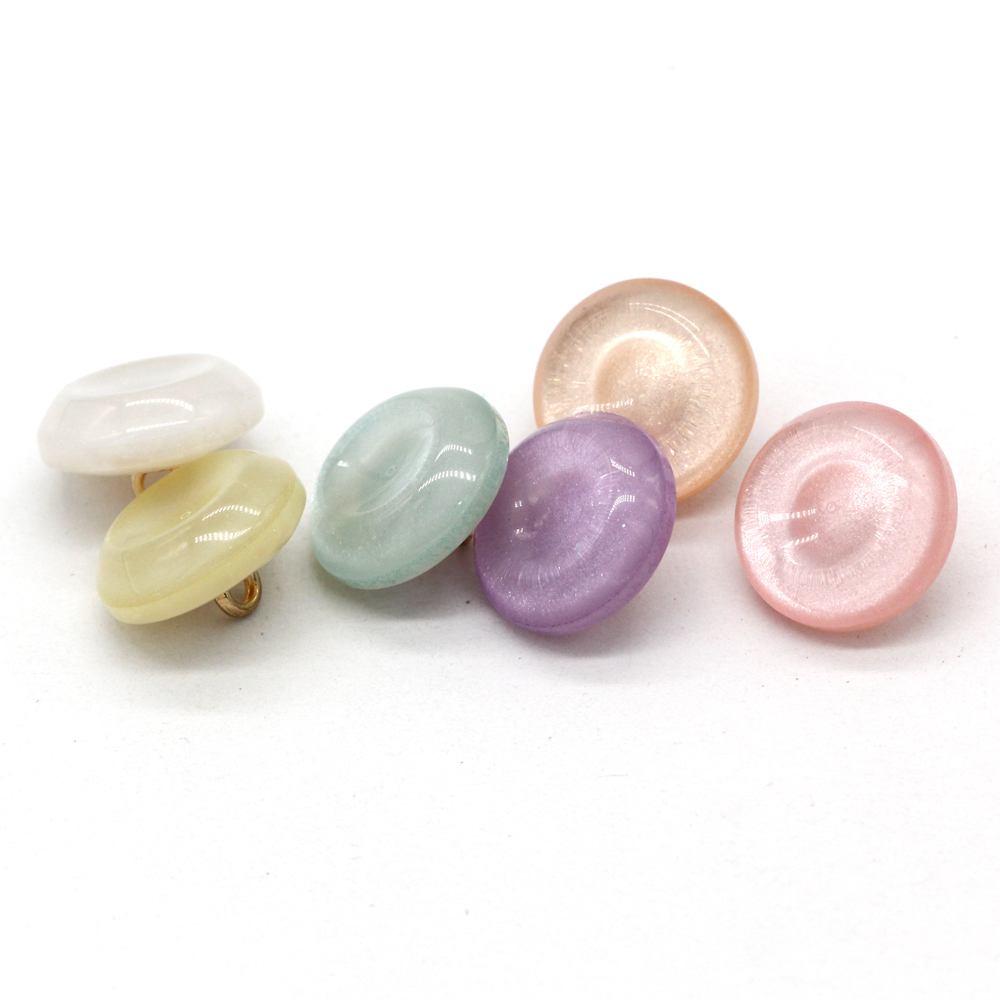 Button Hole Cutter - HENGC 10Pcs 10/13/15mm Round Colorful Shiny