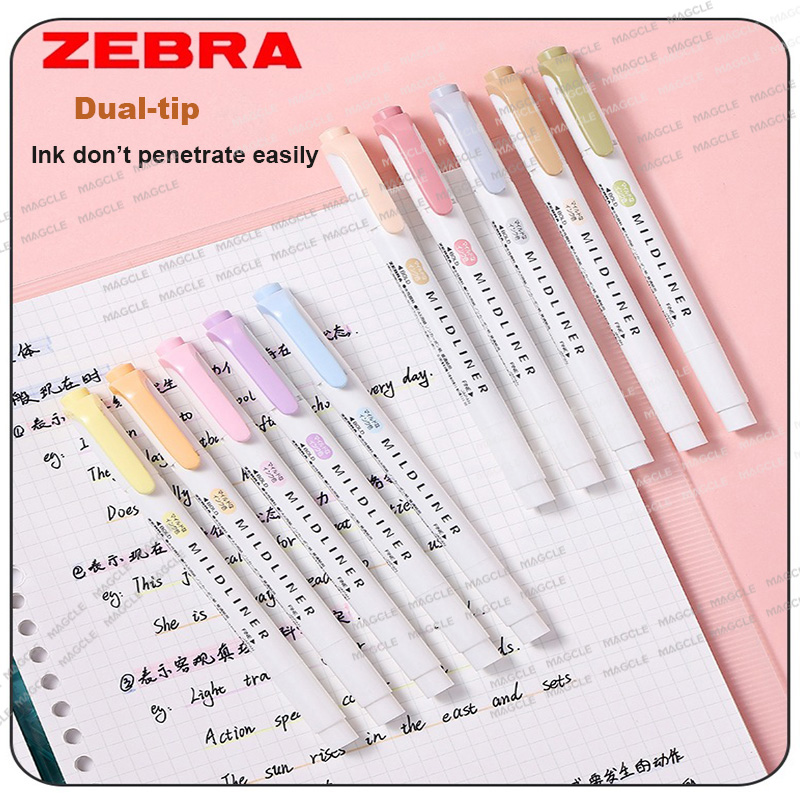 Zebra Pen Mildliner - 1pcs Zebra WKT7 Mildliner Highlighter Thick