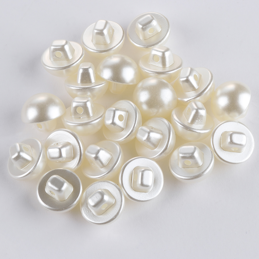 Button Hole Cutter - 50PCS 10mm Round Sewing Pearl mushroom