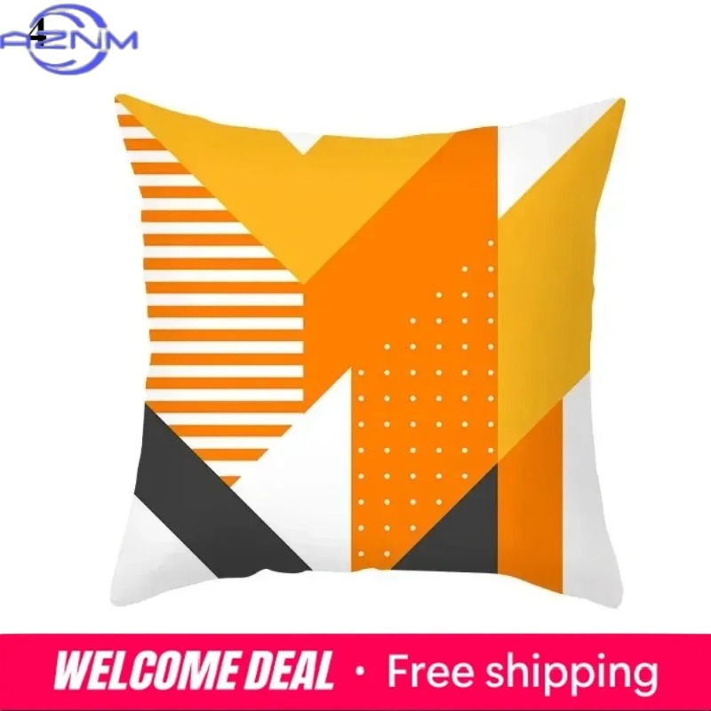 Boho Orange Abstract Cushion C - Century Textile & Sewing Supply Saskatoon Sk ulasan dan harga