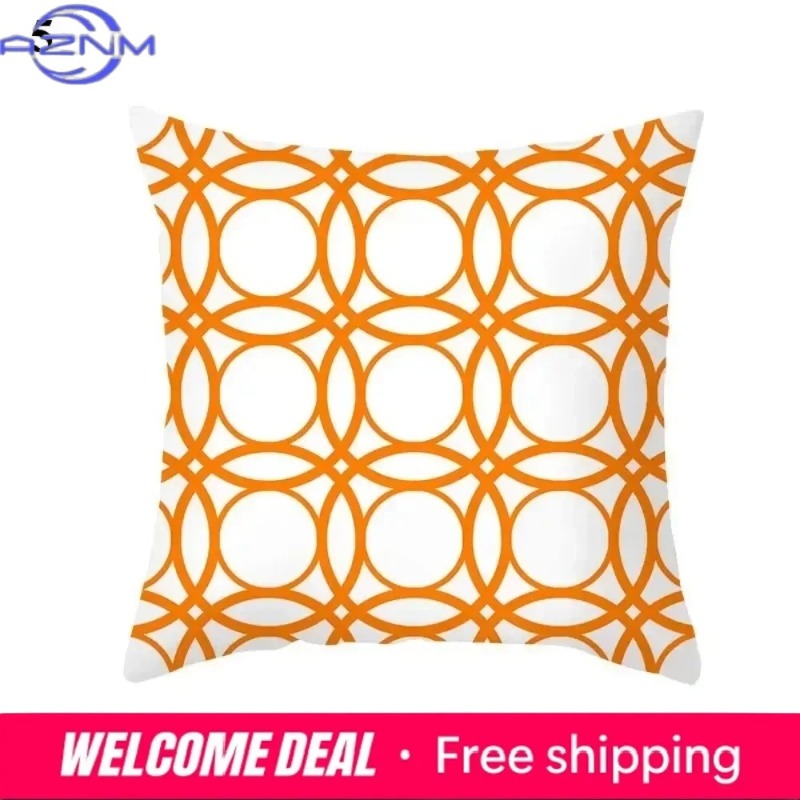 Boho Orange Abstract Cushion C - Century Textile & Sewing Supply Saskatoon Sk ulasan dan harga