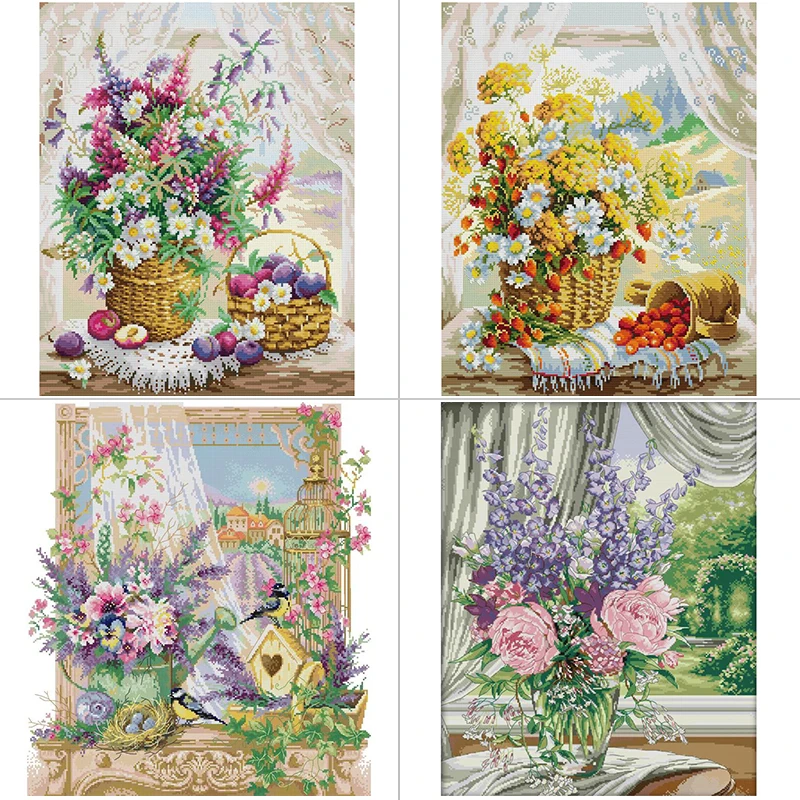 Window Sill Flower Basket Flor - Textile Sewing Patterns ulasan dan harga