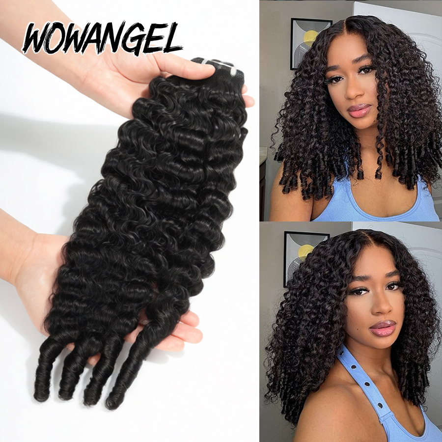 WOWANGEL Burmese Curly Bundles - Sewing Technology ulasan dan harga