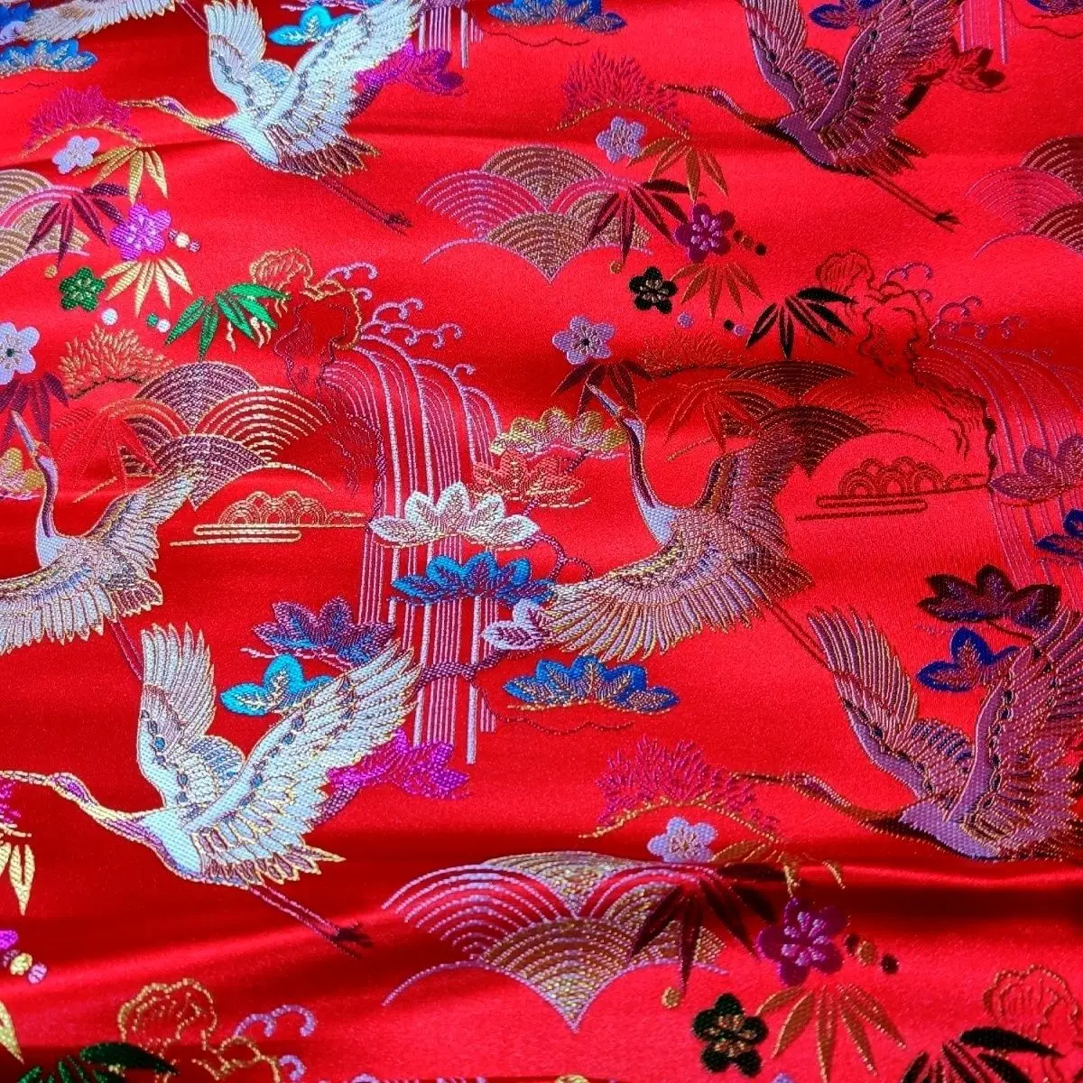 Fashion Jacquard Brocade Fabri - Textile Sewing Patterns ulasan dan harga