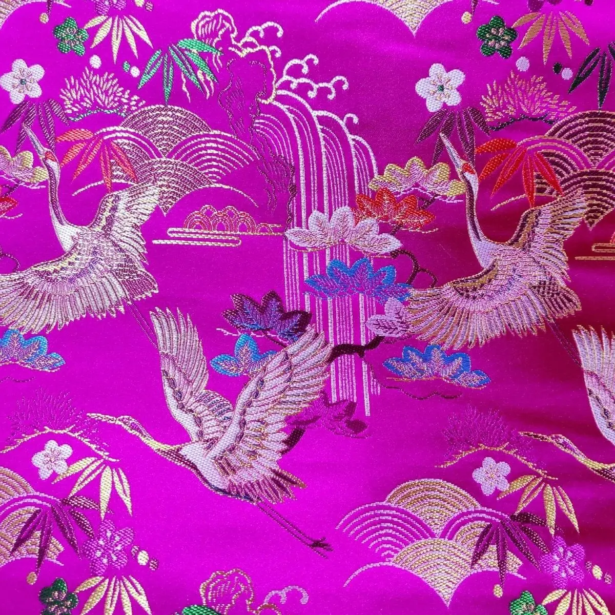 Fashion Jacquard Brocade Fabri - Textile Sewing Patterns ulasan dan harga