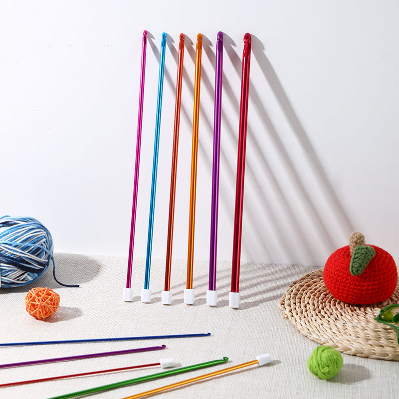 11pcs Afghan Crochet Hooks Mul - Sewing Necessities ulasan dan harga