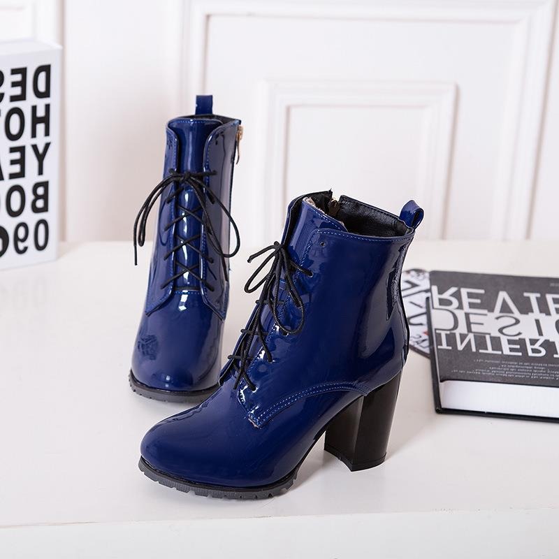 Fashion Women's Boots Ankle Ne - Sewing Front Zipper ulasan dan harga