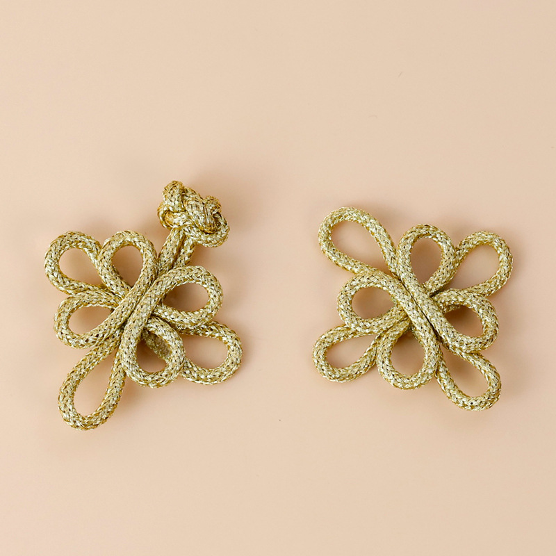 10PCS Gold Wire Cheongsam Butt - Button Hole Cutter ulasan dan harga