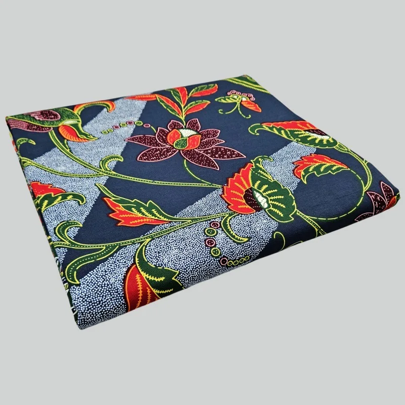 Blue Green Printed Cotton Java - Sewing Batik ulasan dan harga