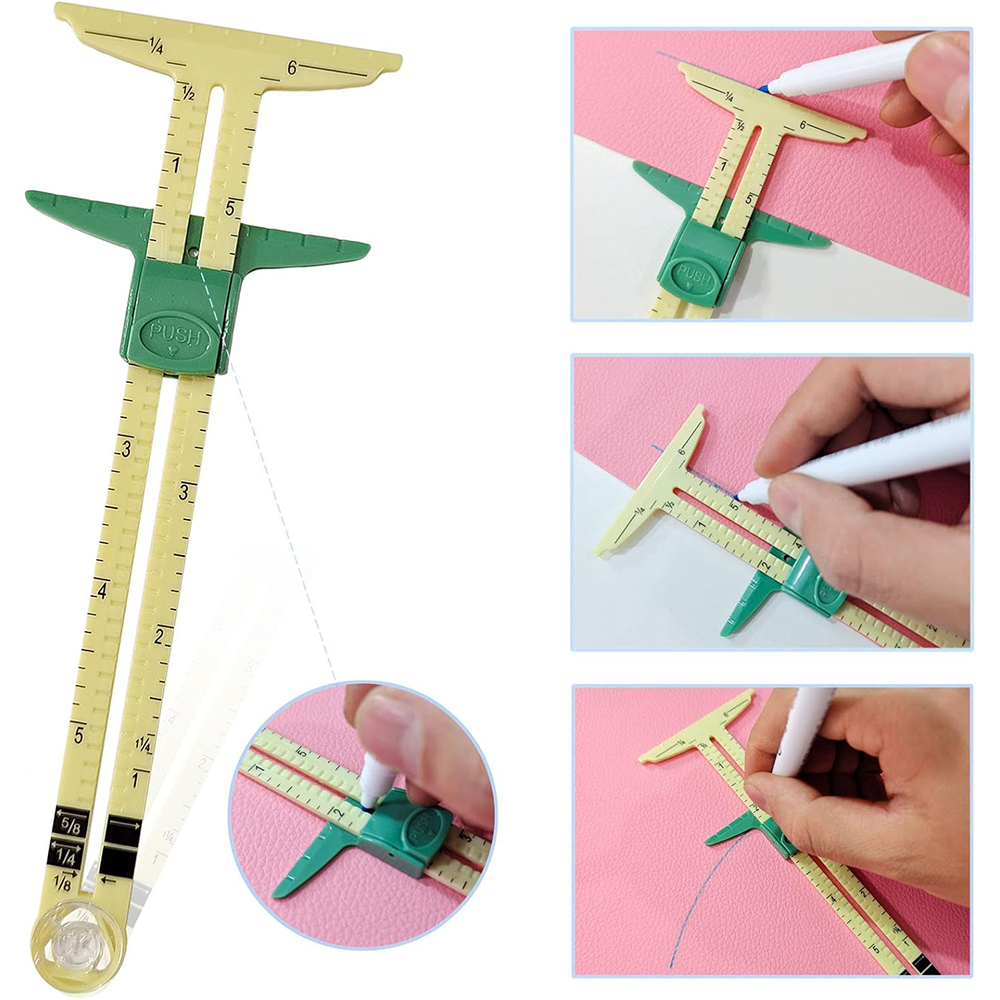 5-in-1 Sliding Gauge Measuring - Sewing Lab ulasan dan harga
