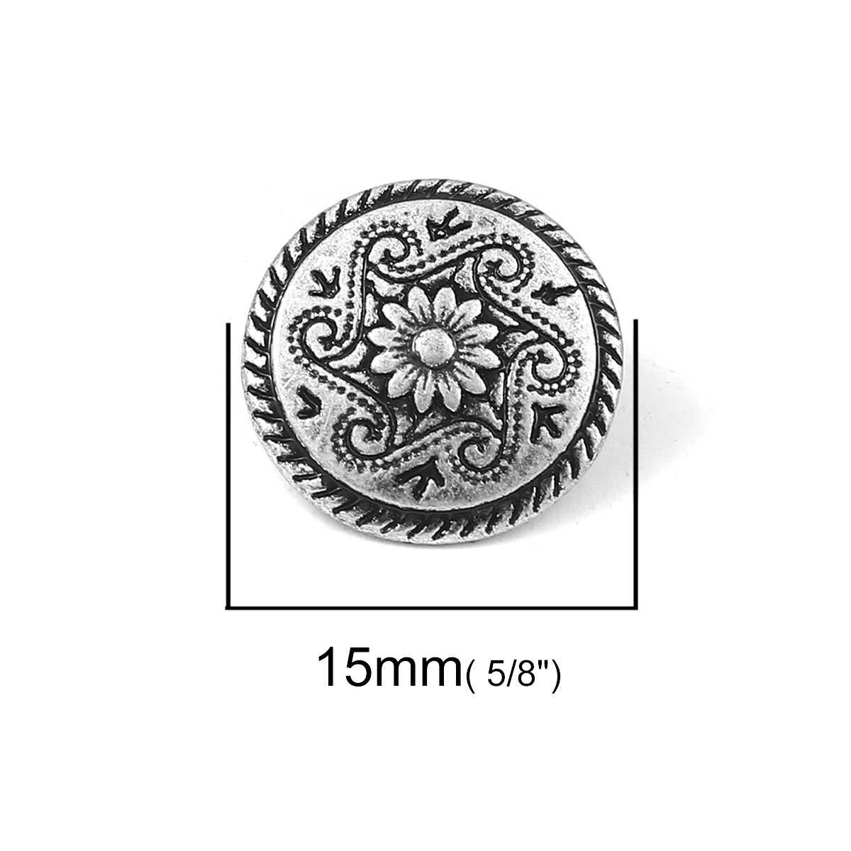 10pcs Vintage Metal Shank Butt - Button Hole Cutter ulasan dan harga