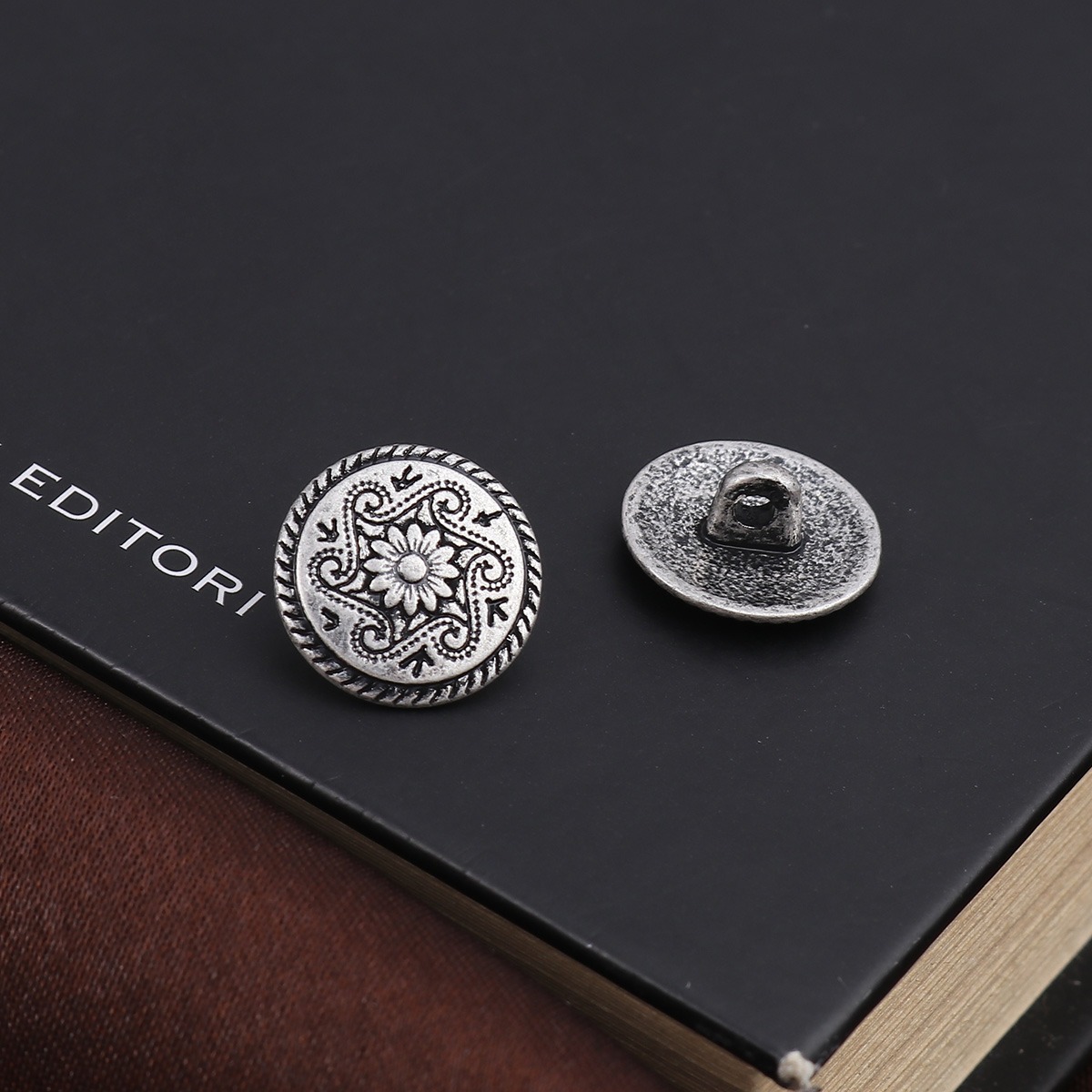 10pcs Vintage Metal Shank Butt - Button Hole Cutter ulasan dan harga
