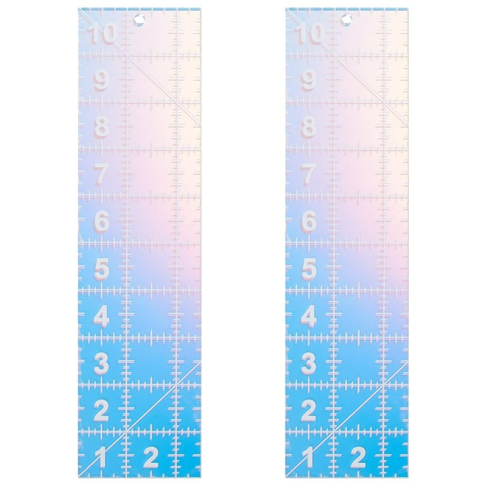 2pcs Quilting Acrylic Template - Textile Sewing Patterns ulasan dan harga
