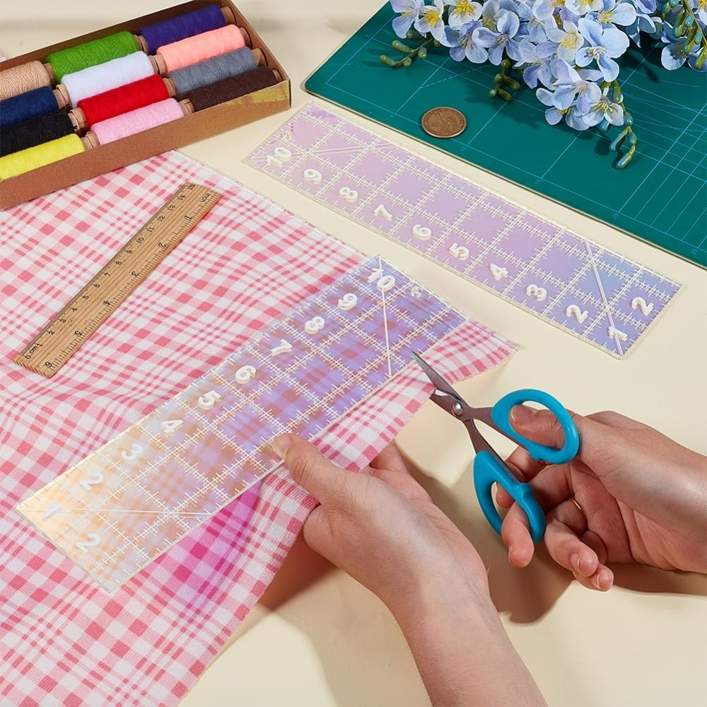 2pcs Quilting Acrylic Template - Textile Sewing Patterns ulasan dan harga
