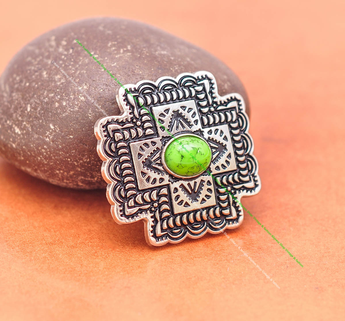 Lot 10Pcs Light Green Western  - Button Hole Cutter ulasan dan harga