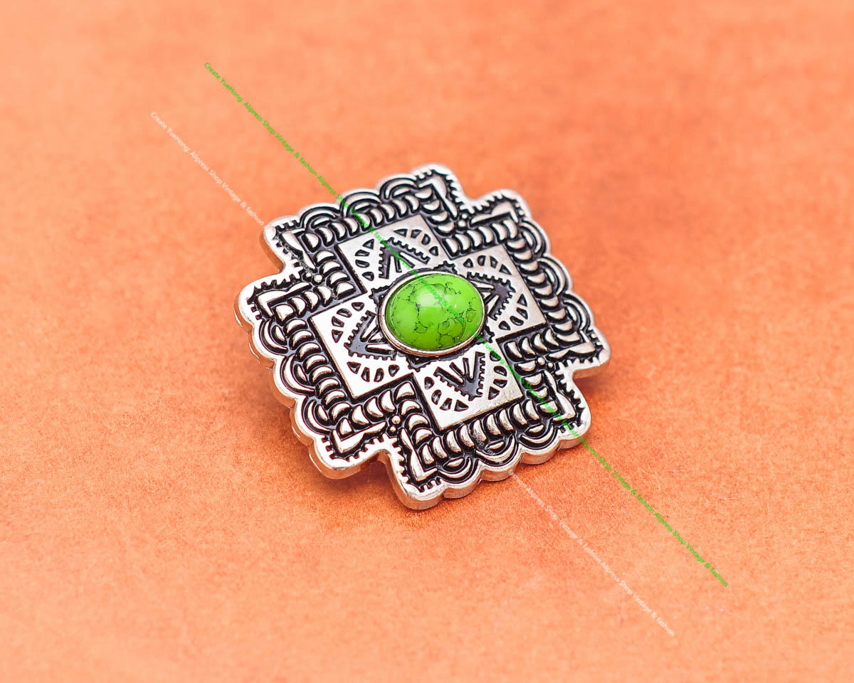 Lot 10Pcs Light Green Western  - Button Hole Cutter ulasan dan harga