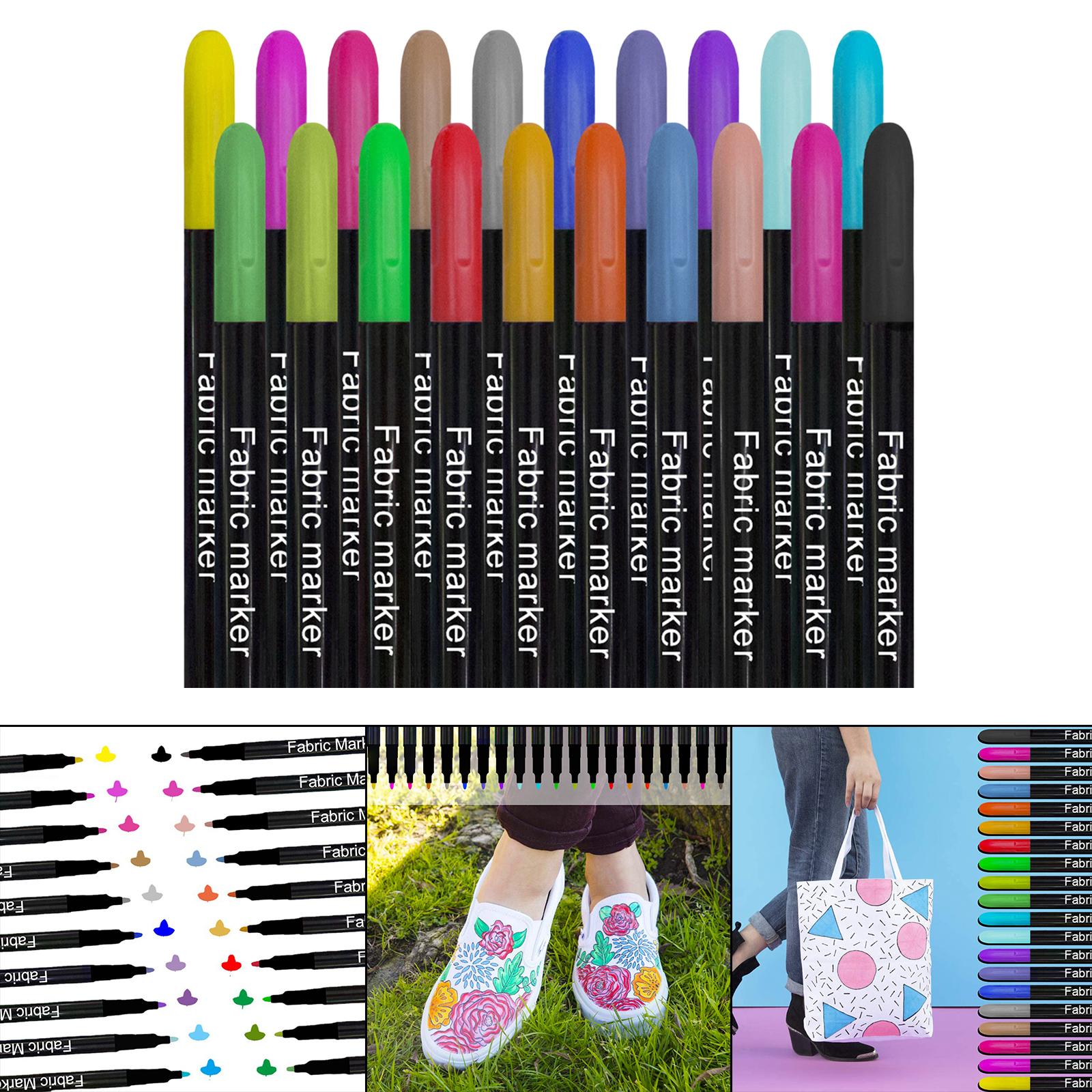 Colorful Fabric Markers Pens P - Is Sewing Textile Art ulasan dan harga
