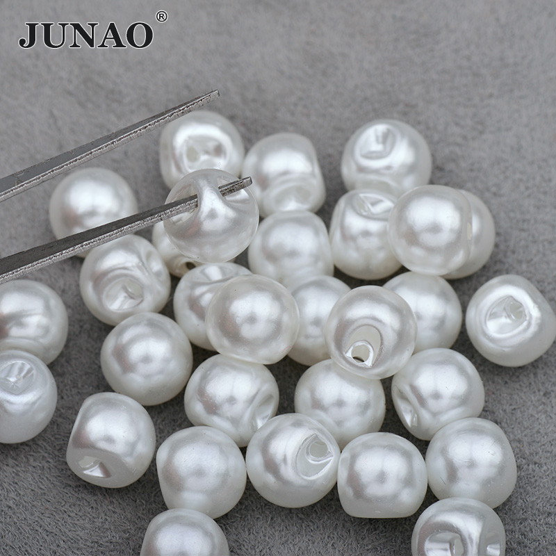 JUNAO 8mm 10m 12mm White Pearl - Button Hole Cutter ulasan dan harga