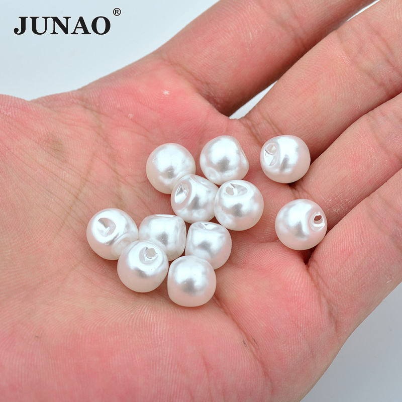JUNAO 8mm 10m 12mm White Pearl - Button Hole Cutter ulasan dan harga