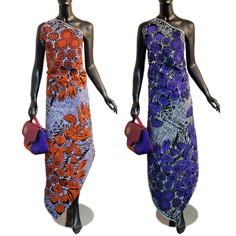 6Yards Long Cotton African Sty - Sewing Batik ulasan dan harga