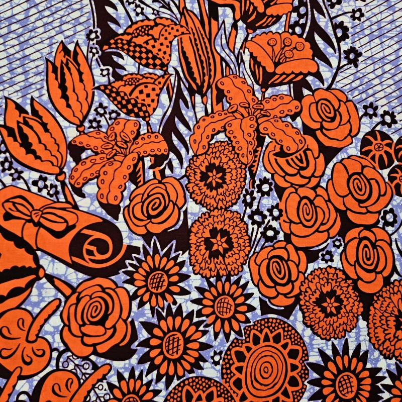 6Yards Long Cotton African Sty - Sewing Batik ulasan dan harga