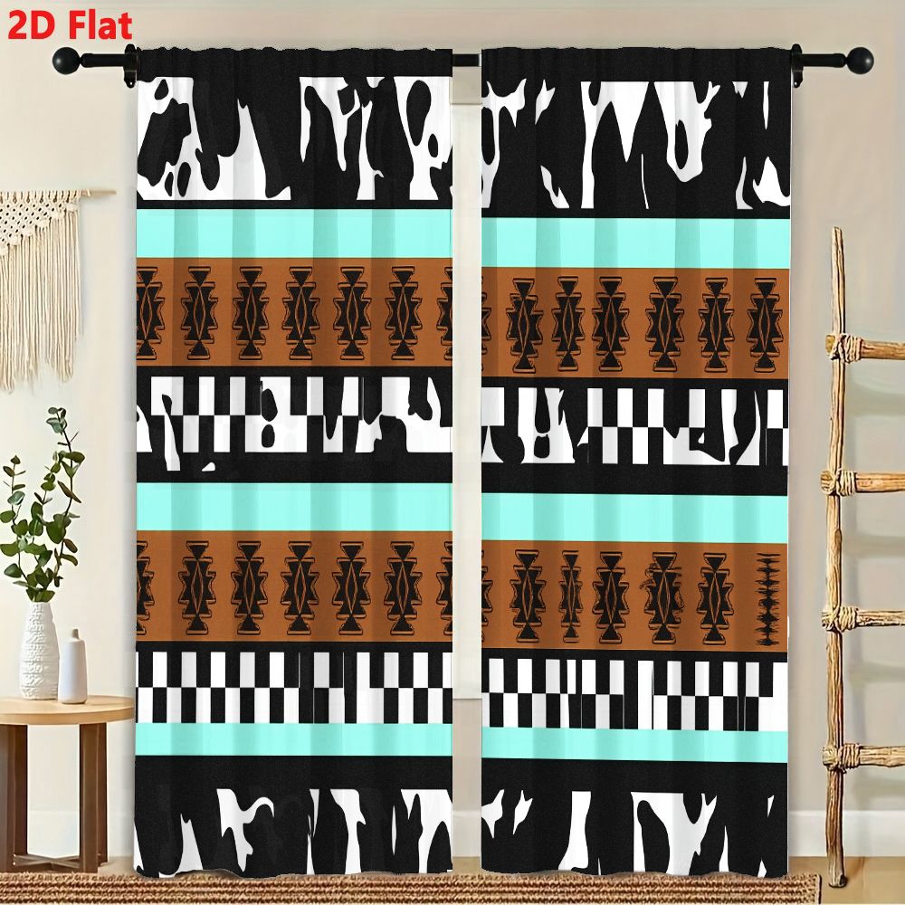 2Pcs Curtains 2D Flat Geometri - Century Textile & Sewing Supply Saskatoon Sk ulasan dan harga