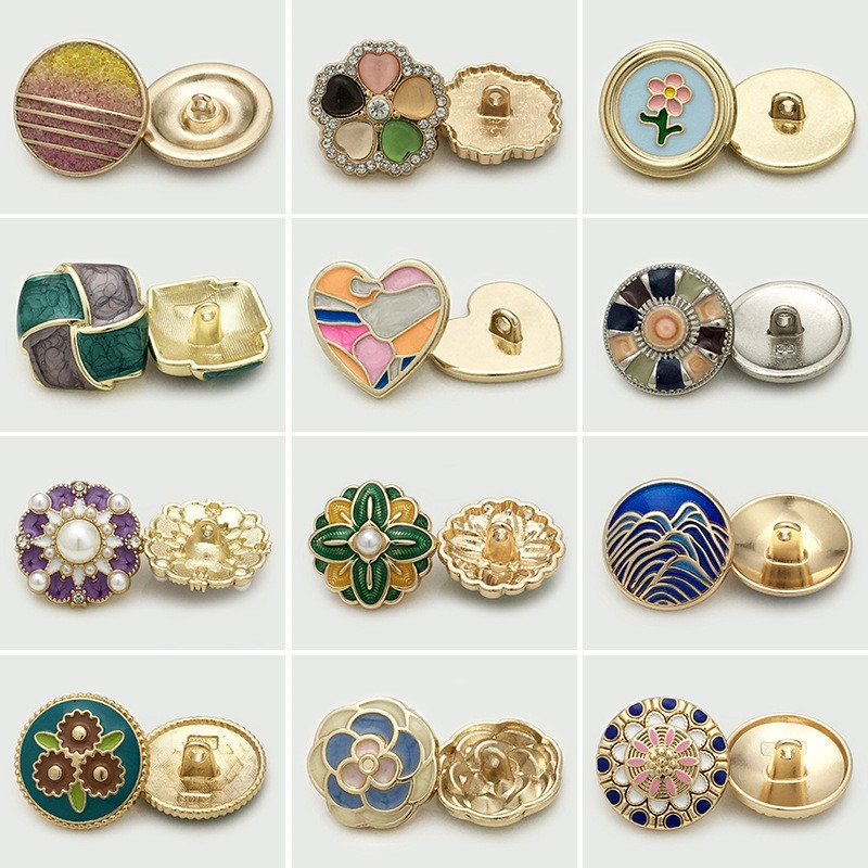 10pcs Vintage Enamel Metal But - Button Hole Cutter ulasan dan harga
