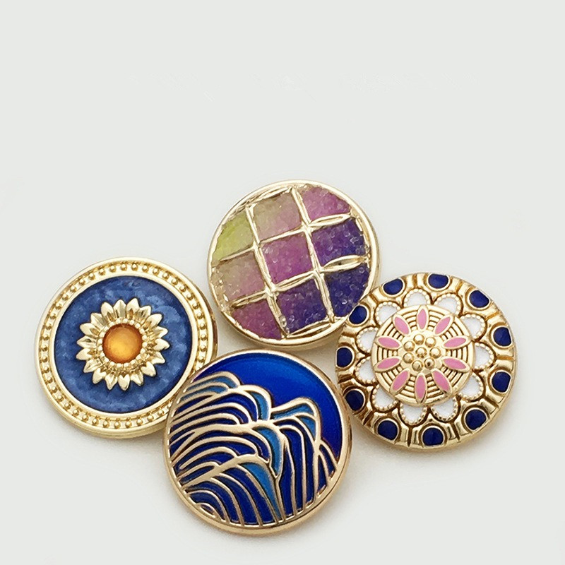 10pcs Vintage Enamel Metal But - Button Hole Cutter ulasan dan harga