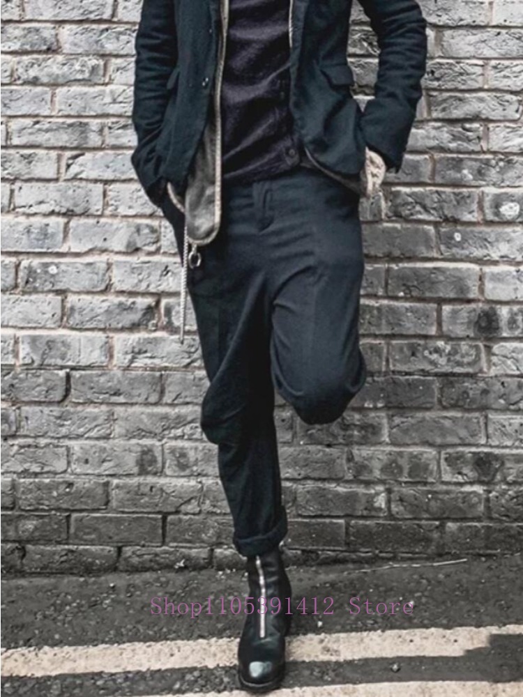 Luxury Men Shoes Genuine Leath - Sewing Front Zipper ulasan dan harga