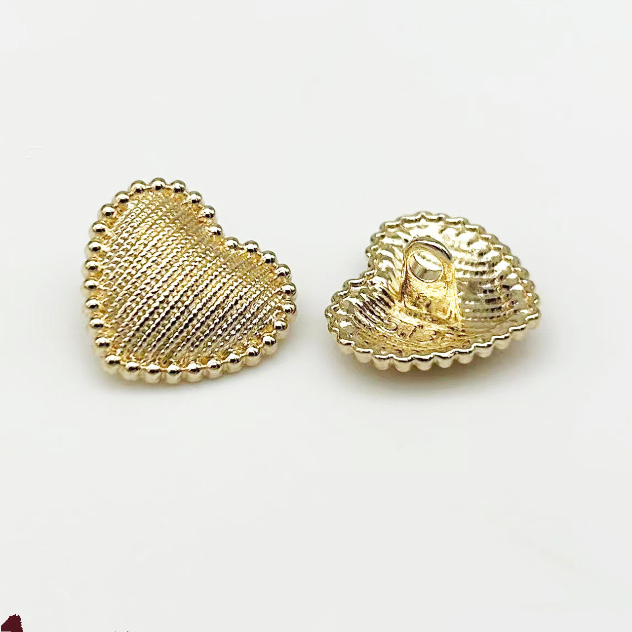 10PCS Metal Heart Buttons Hear - Button Hole Cutter ulasan dan harga