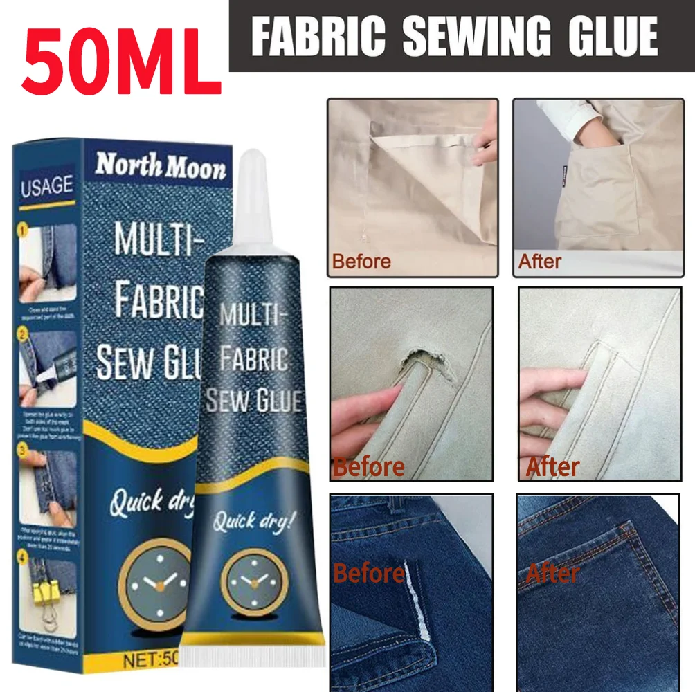 50ml Fabric Glue Quick Dry Fab - Sewing Technology ulasan dan harga