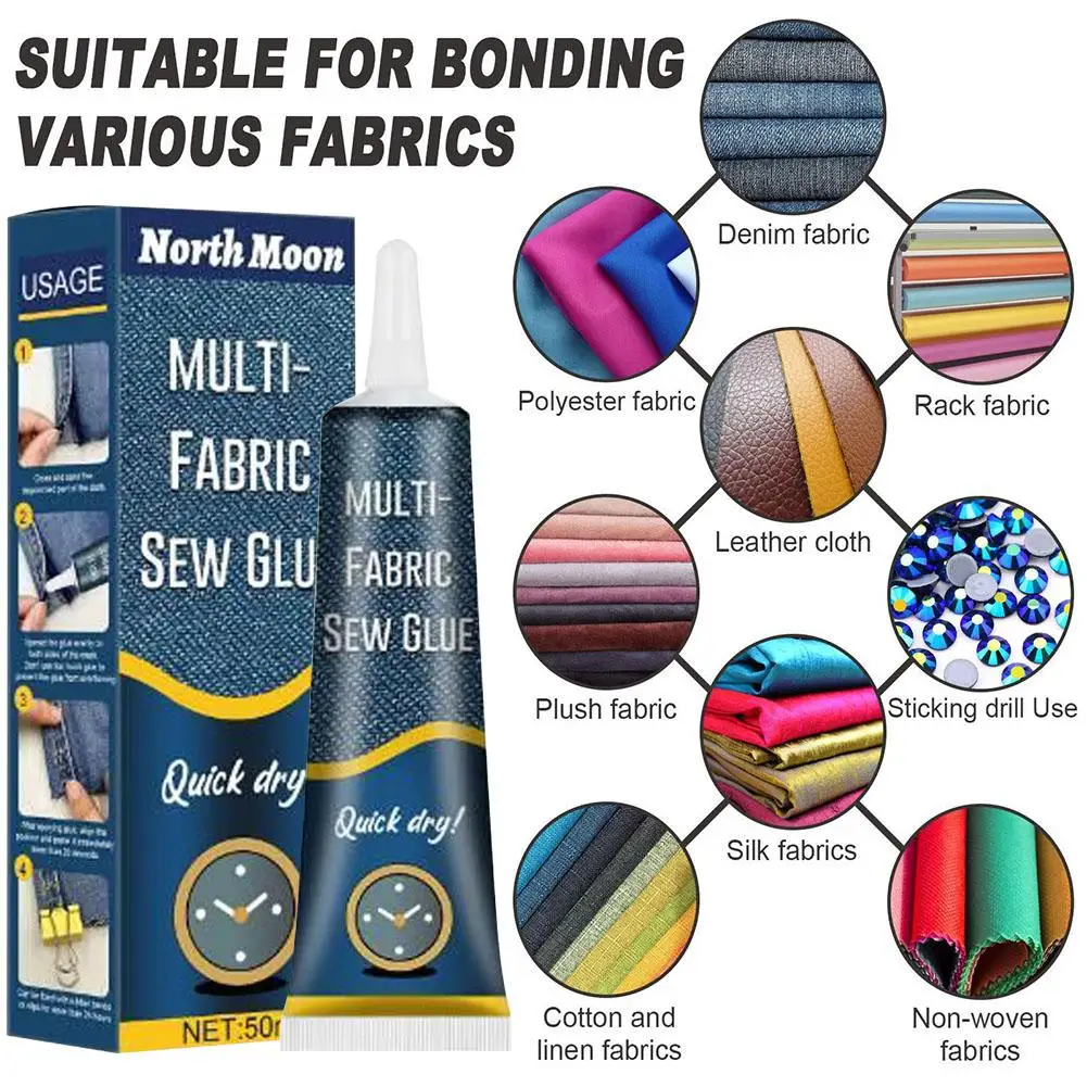 50ml Fabric Glue Quick Dry Fab - Sewing Technology ulasan dan harga