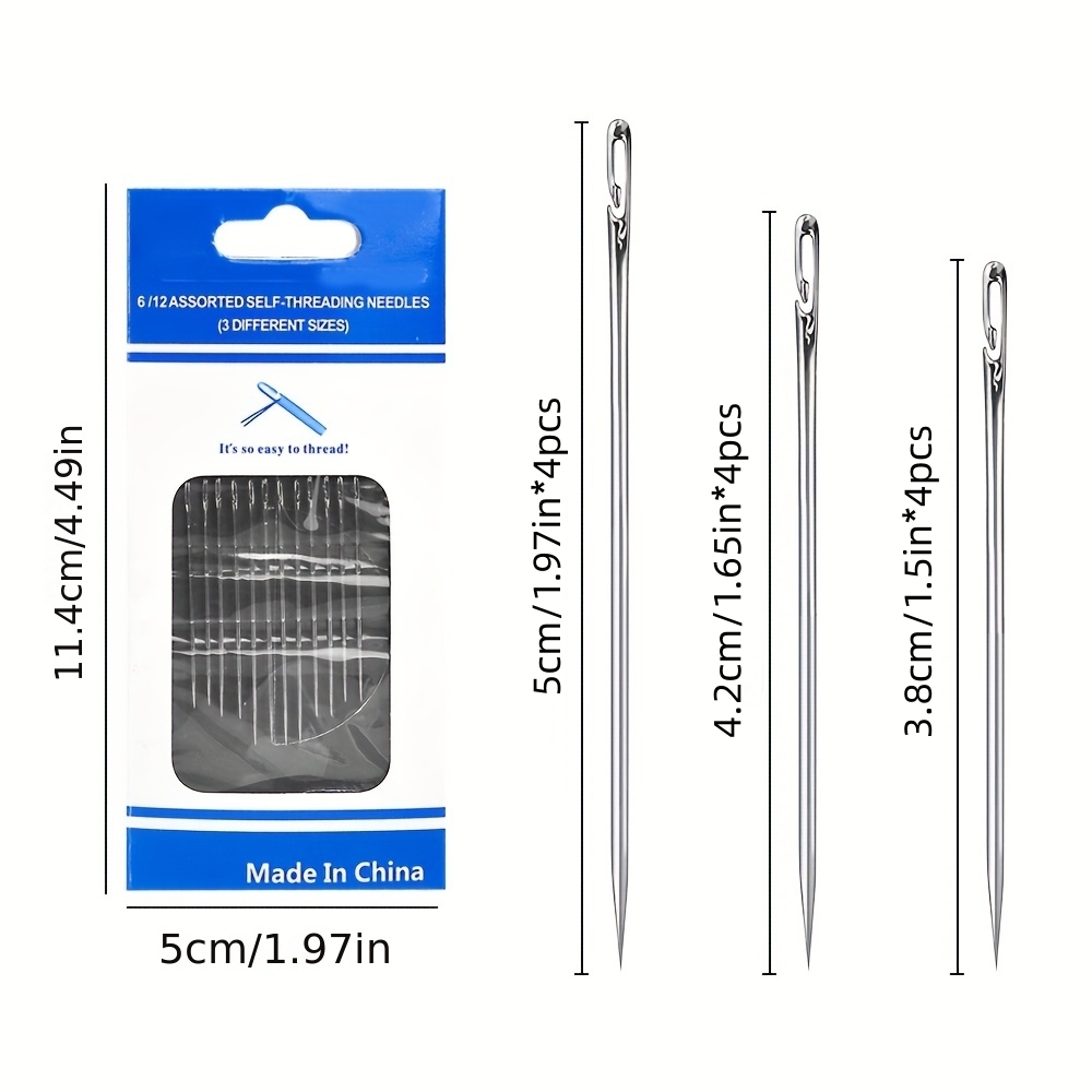 12/36PCS Blind Sewing Needle E - Sewing Technology ulasan dan harga