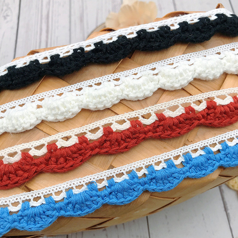 3yard Colorful Cotton Lace Gar - Sewing Technology ulasan dan harga