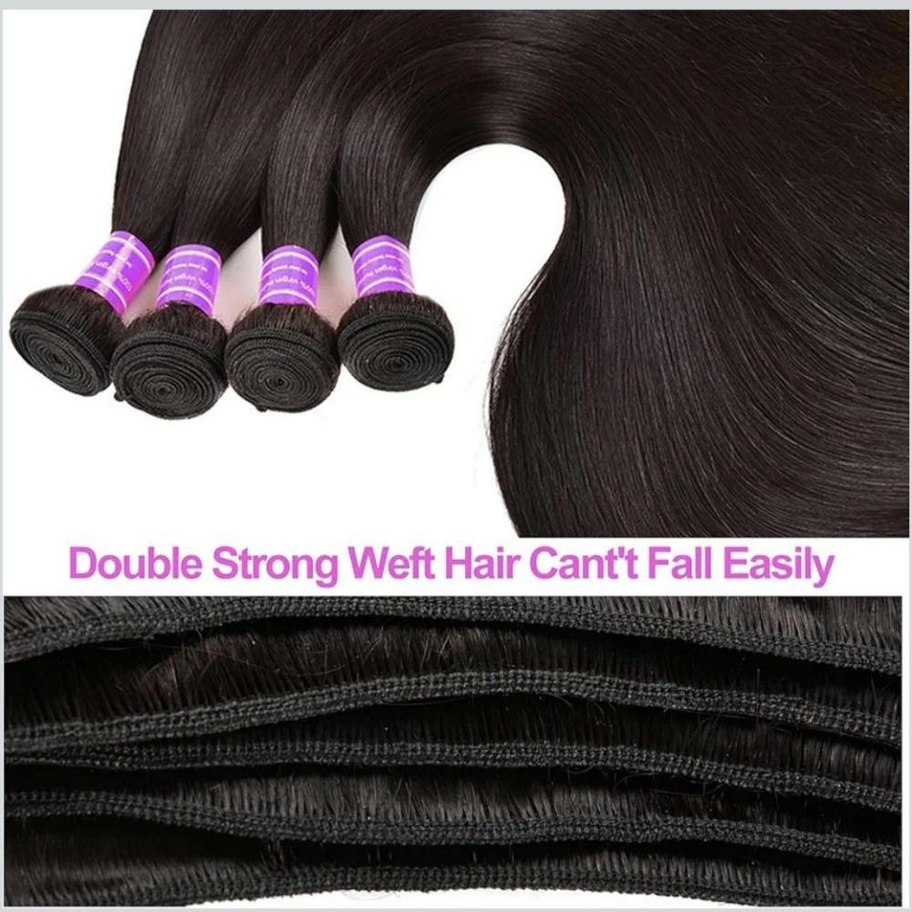 Finros Human Hair Bundles Bone - Sewing Technology ulasan dan harga