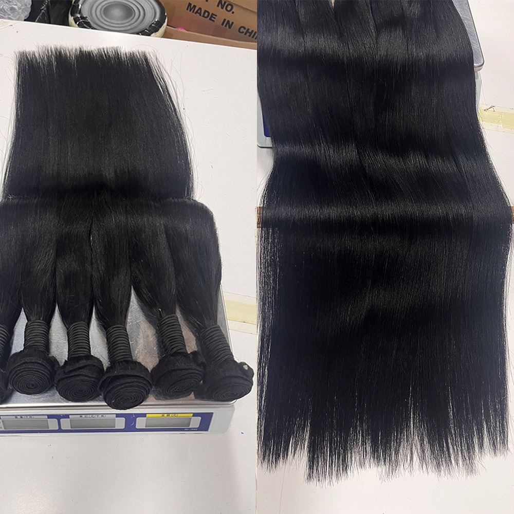 Finros Human Hair Bundles Bone - Sewing Technology ulasan dan harga