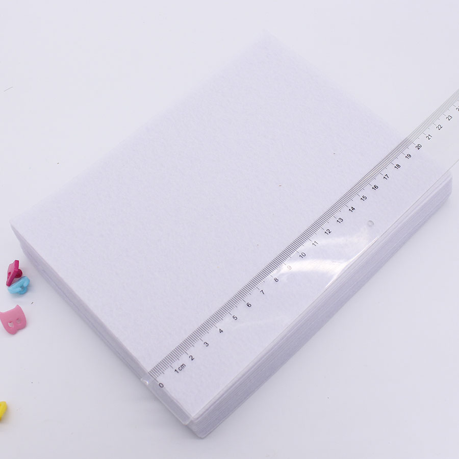 White 1mm Felt Fabric for Doll - Textile Sewing Patterns ulasan dan harga