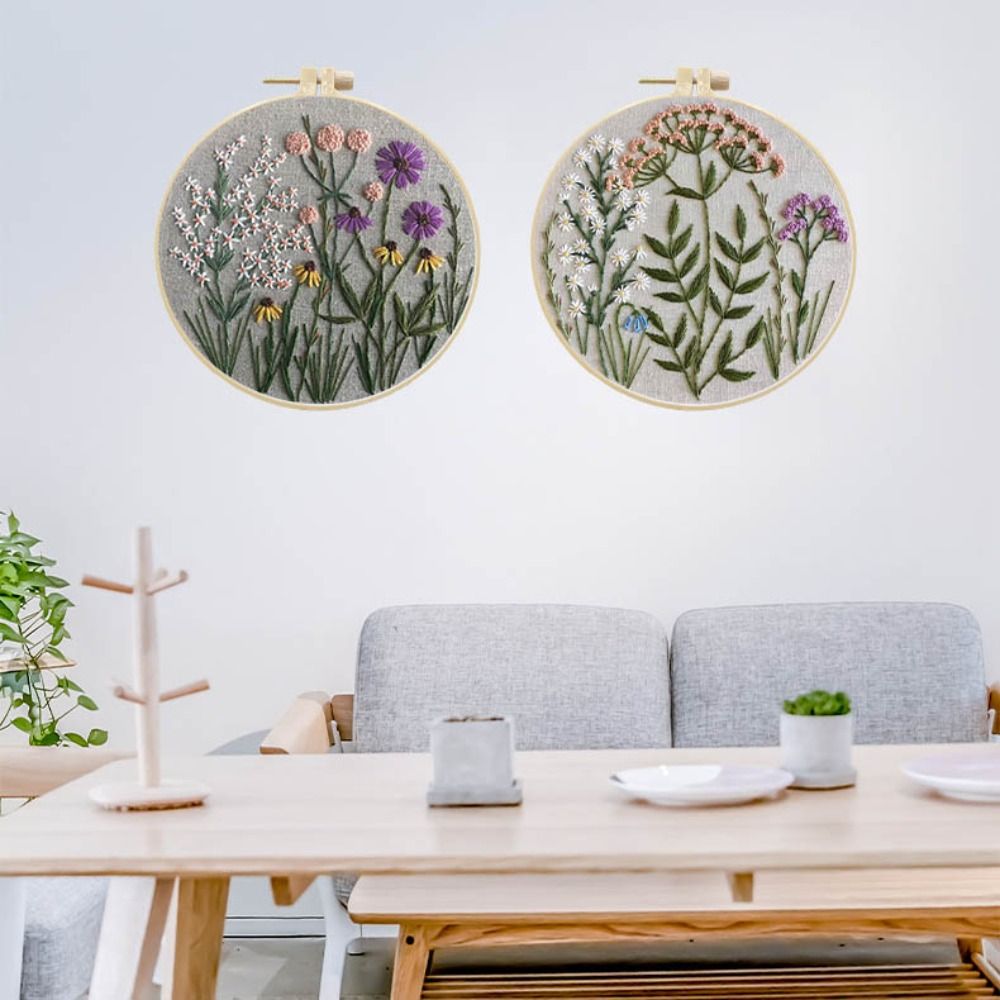 Flower Pattern DIY Embroidery  - Textile Sewing Patterns ulasan dan harga