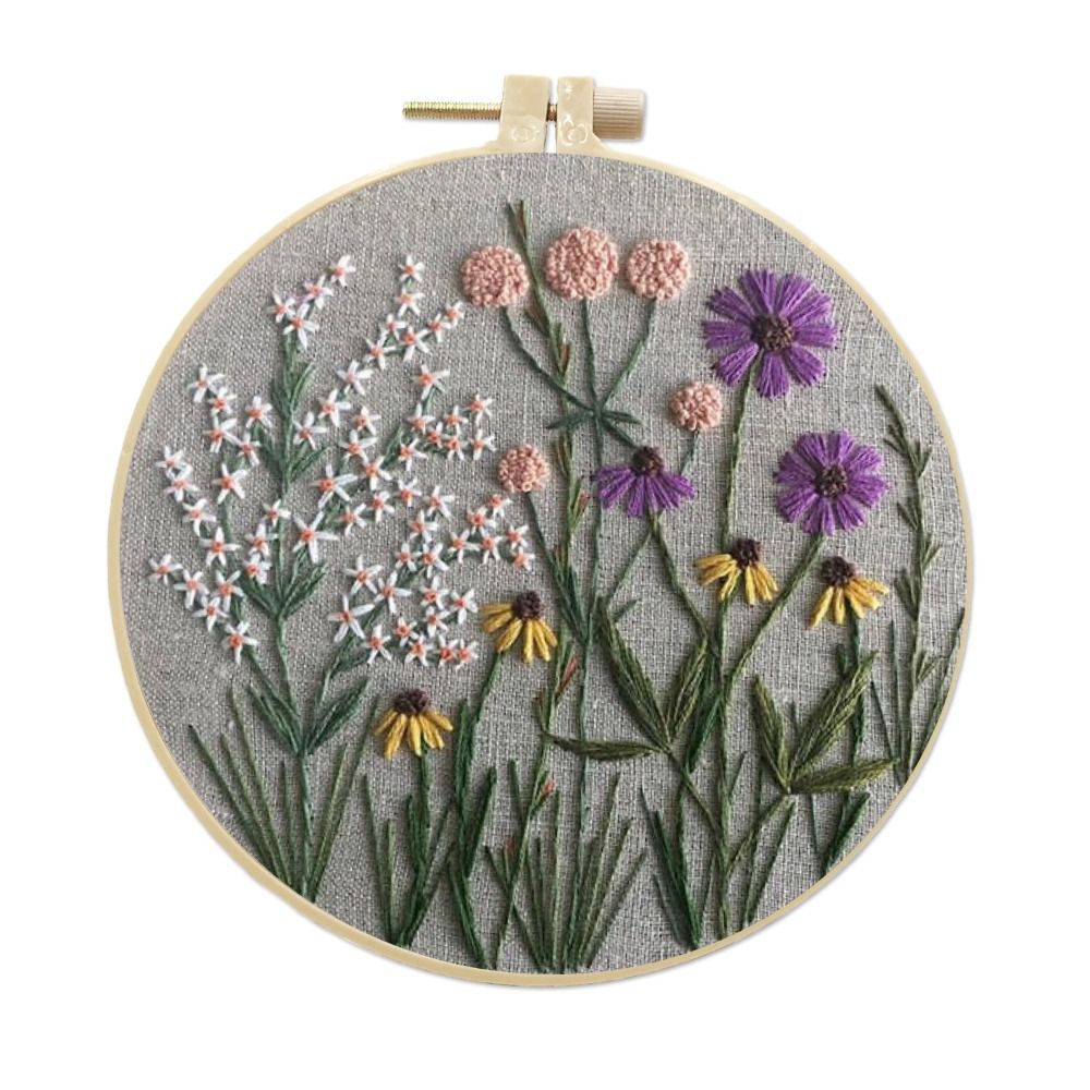 Flower Pattern DIY Embroidery  - Textile Sewing Patterns ulasan dan harga