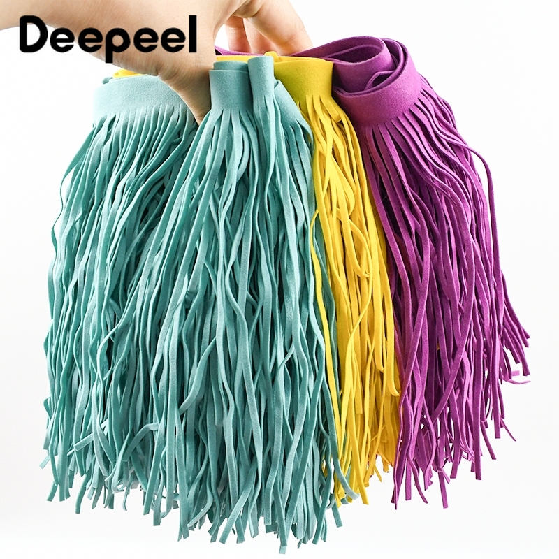 1M 10-30cm Leather Suede Tasse - Textile And Sewing Supply ulasan dan harga