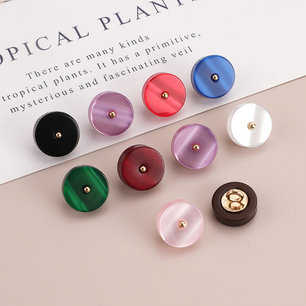 20PCS Of Colourful Resin Metal - Button Hole Cutter ulasan dan harga
