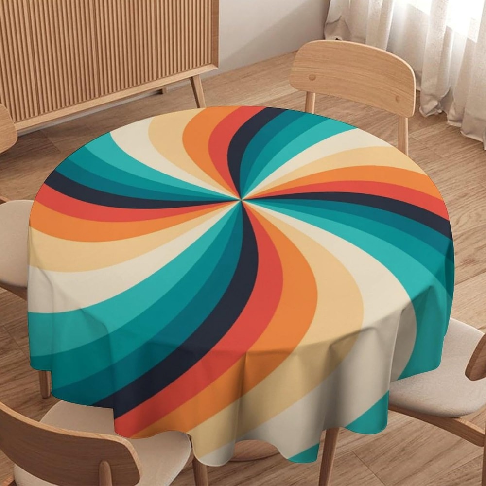 Vintage Groovy Swirl Round Tab - Century Textile & Sewing Supply Saskatoon Sk ulasan dan harga