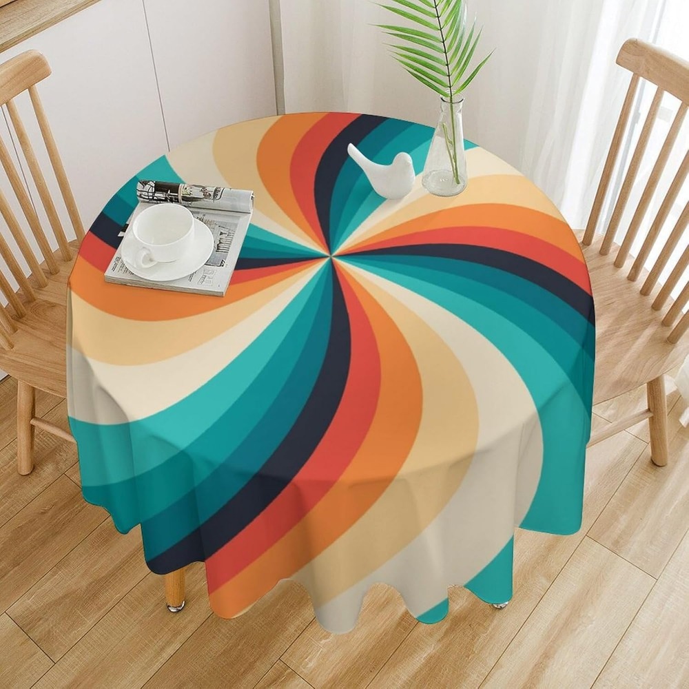 Vintage Groovy Swirl Round Tab - Century Textile & Sewing Supply Saskatoon Sk ulasan dan harga