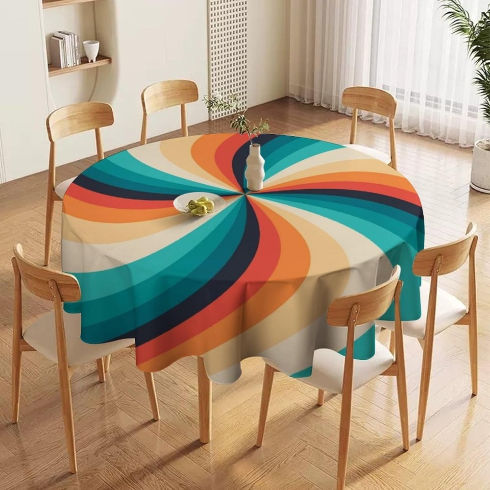 Vintage Groovy Swirl Round Tab - Century Textile & Sewing Supply Saskatoon Sk ulasan dan harga