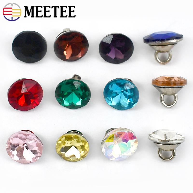 Meetee 20/50Pcs 9mm Rhinestone - Button Hole Cutter ulasan dan harga