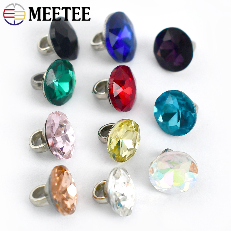 Meetee 20/50Pcs 9mm Rhinestone - Button Hole Cutter ulasan dan harga