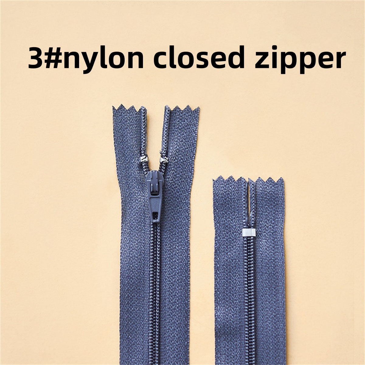 10pcs #3 Nylon Closed-End Zipp - Sewing Front Zipper ulasan dan harga